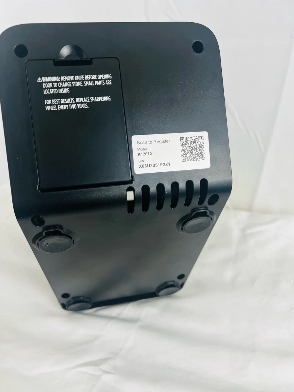 Ninja Knife BLOCK ONLY Never Dull System Sharpener Gray K12010